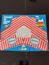 Vintage  Langnese Dolomiti Eis Flieger Bastelbogen