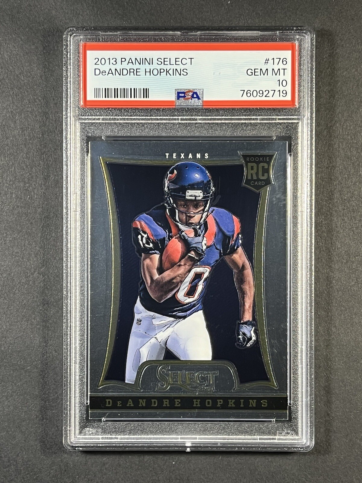 2013 Panini Select #176 DeAndre Hopkins RC Rookie PSA 10 GEM MT