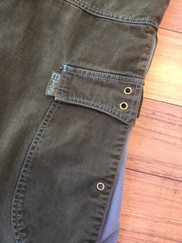 90s Vintage MT:2 Raver Pants RARE Size 34 Wide Legs With Blue Flare * - Picture 11 of 13