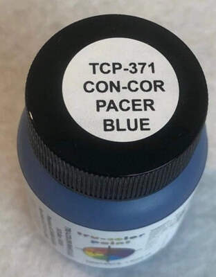Tru-Color 371 Con-Cor Pacer Blue 1 oz. Acrylic Model Paint