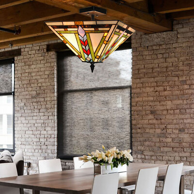 Ceiling Lamp Geometric Pattern Art Design Lamp Ancient Design Fixture Lamp