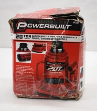 Powerbuilt 647504 Shorty Bottle Jack 20 Ton Heavy Duty Genuine OEM Car Lift