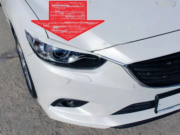Para Mazda 6 Atenza Gj Pestañas Cejas Párpados EyeLine 2012-2018 NO para LED Foto 2 de 3