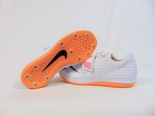 Nike Zoom High Jump HJ Elite White Orange Track Shoes Sz 9.5 NEW 806561 102 RARE