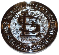 2.5" DEA Challenge Coin St. Louis Department of Justice Division Silver LIMITED