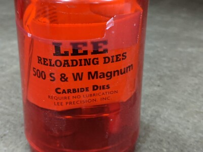 Lee 500 S&W Magnum  reloading die set,