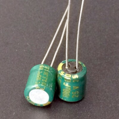 Lot De 10 Condensateurs Sanyo 100µF 63V 105°C Radiaux - Neufs D'origine, Parfaits Pour Vos Réparations électroniques