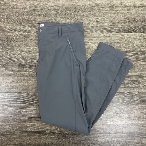 L.L. Bean Pants Womens Size 12 Gray Cresta Trail Nylon Hiking UPF 50 Slim Leg - Picture 3 of 12