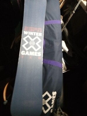 158 CM Blue Orange And White ESPN X games Snowboard 