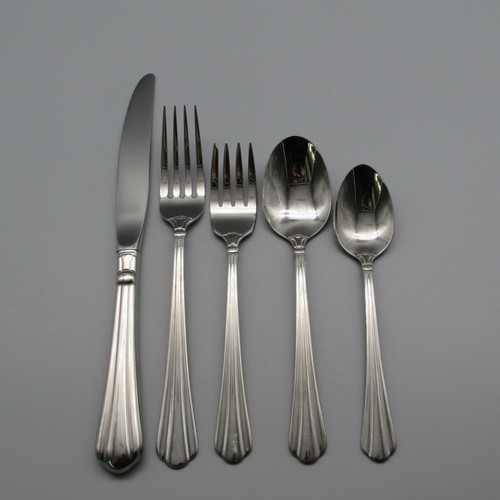 Oneida 18/8 Stainless Flatware TRIPOLI 5pc Place Setting * USA Made