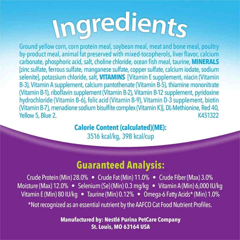 NEW Purina Kit & Kaboodle Dry Cat Food, Original - Chicken, 30 lb x 2 Bag - Image 2 of 4