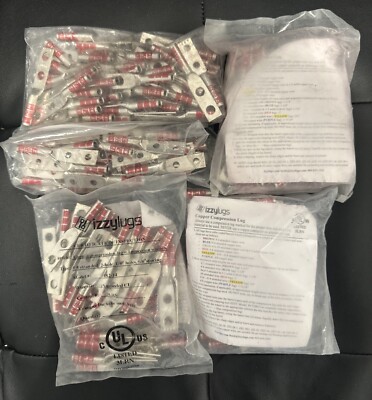 Big LOT Izzy lug i22-14r 2 STR 2 hole 1/4  hole space Copper 3LRN 228pcs