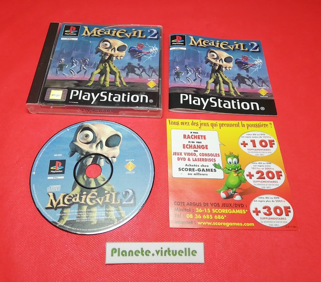 MEDIEVIL 2 PLAYSTATION PS1 PSONE / PAL FR 🌟 
