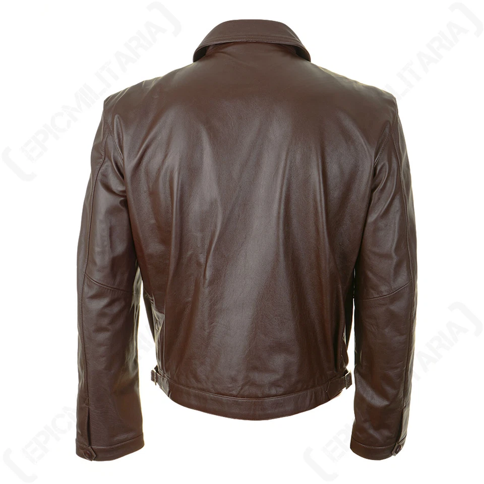 WW2 German Erich Hartmann Flying Military Jacket - Brown - New - All Sizes - Image 3 of 4