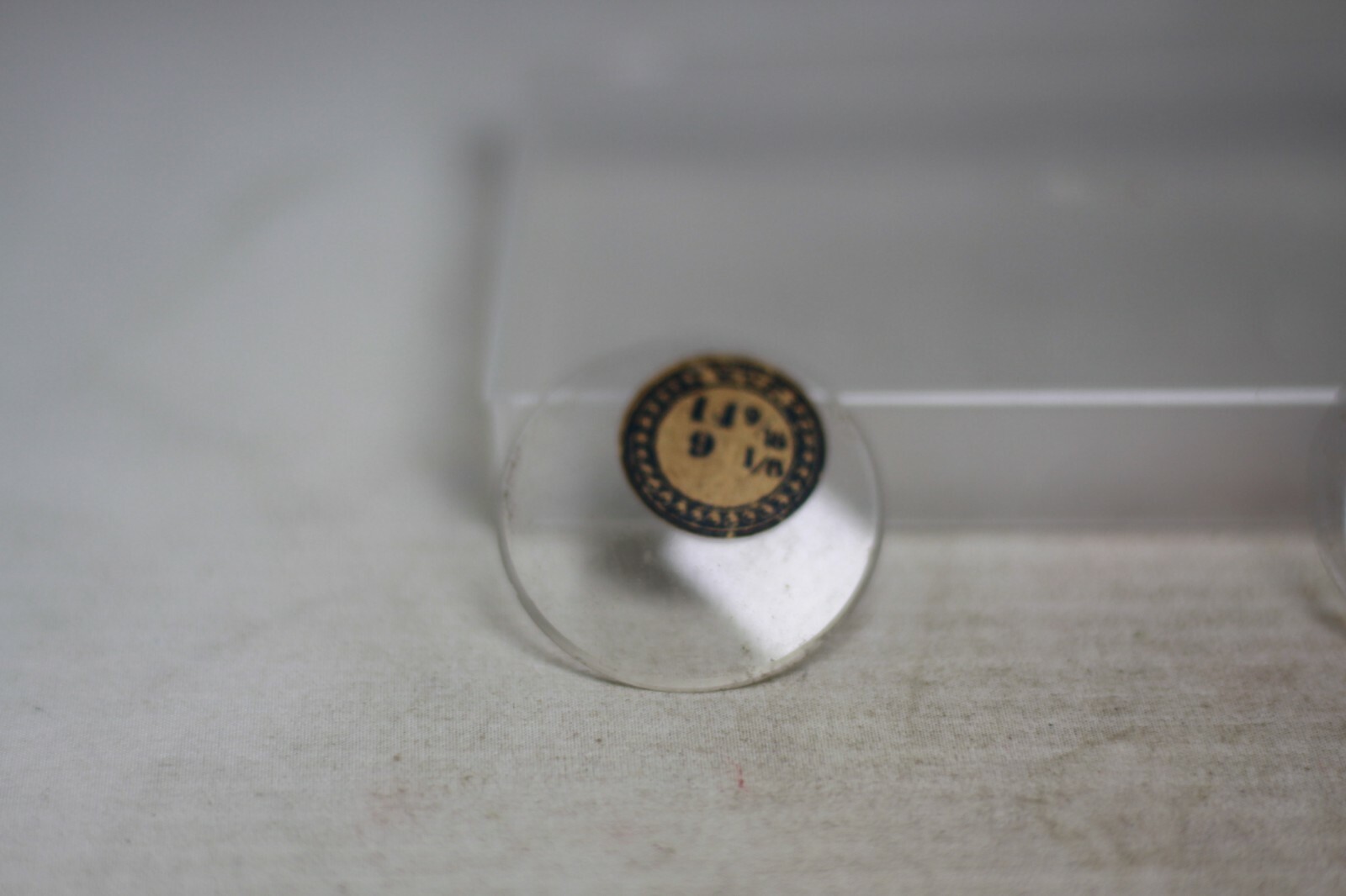 NEW OLD STOCK POCKET WATCH GLASS CRYSTAL VTF 14 9/16 9 1/8 18i eBay