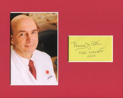 Harvey Alter 2020 Nobel Prize Medicine Rare Signed Autograph Photo Display
