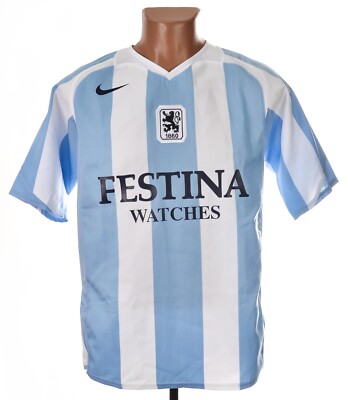 1860 MÜNCHEN 2005/2006 HEIM FUSSBALL SHIRT TRIKOT NIKE GRÖSSE S ERWACHSENE