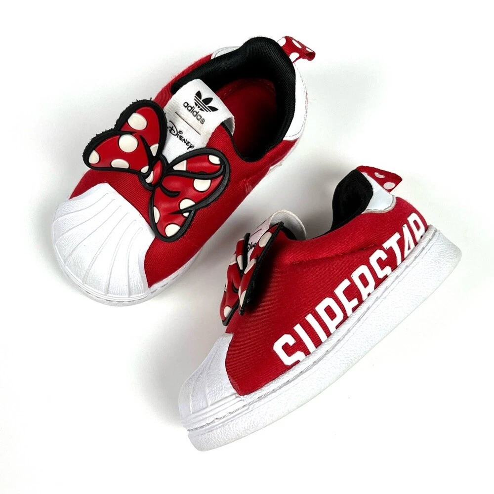 Adidas Superstar 360 Disney Minnie Red White Bow 5K eBay