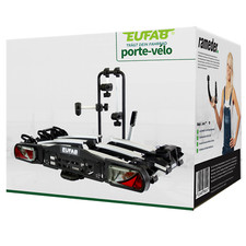 Eufab porte-vélo fixation Premium III pour 3 vélos 60 kg