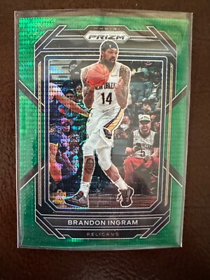 2022-23 Panini Prizm Brandon Ingram Green Pulsar 2/25 #208 Ultra Rare!!!