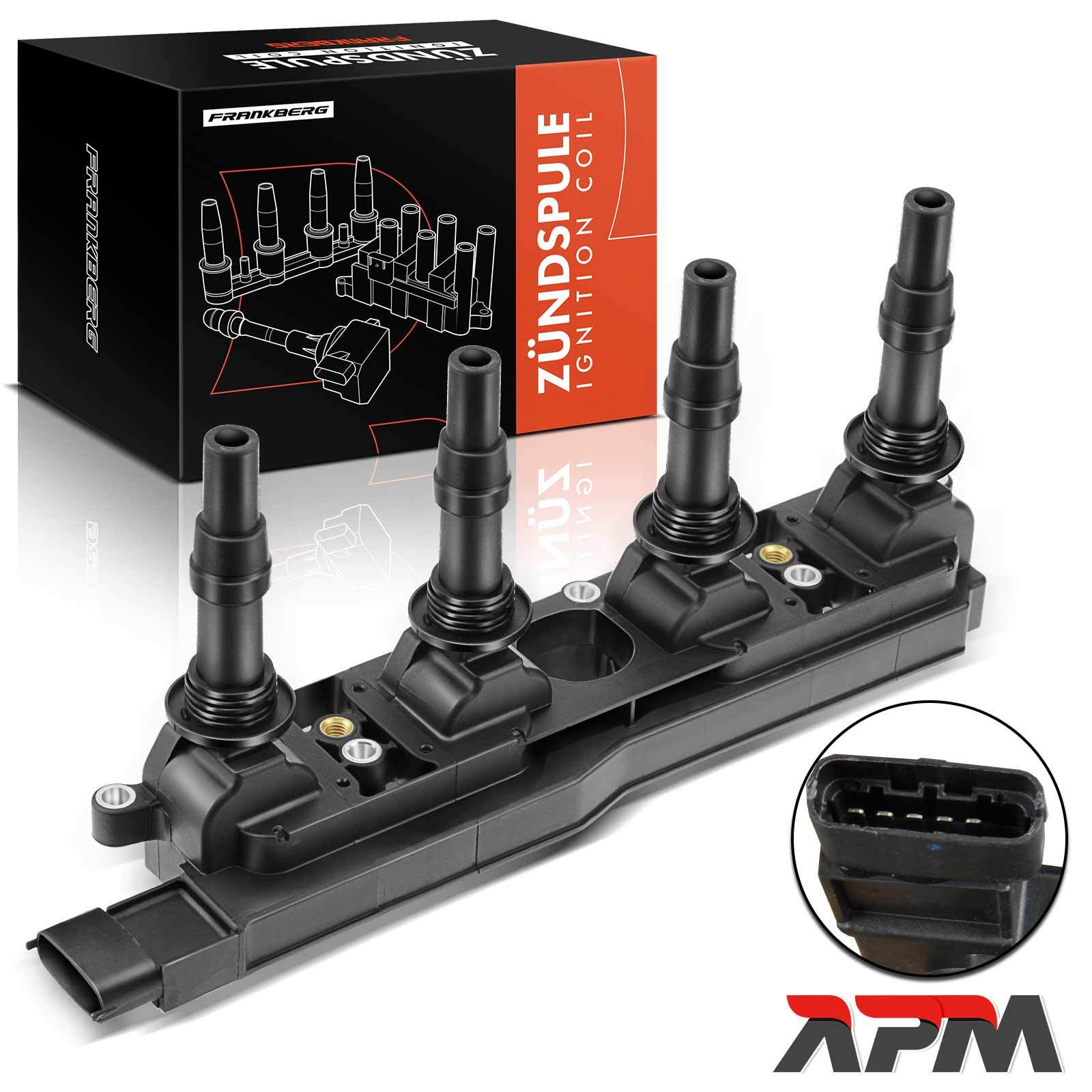Bobine d'allumage pour Opel Corsa C et Astra G H essence à 4 broches