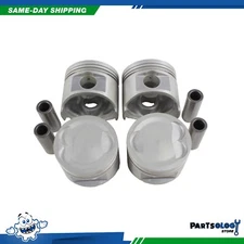 DNJ P415 Complete Piston Set For 88-97 Ford Aspire Festiva 1.3L SOHC 8v