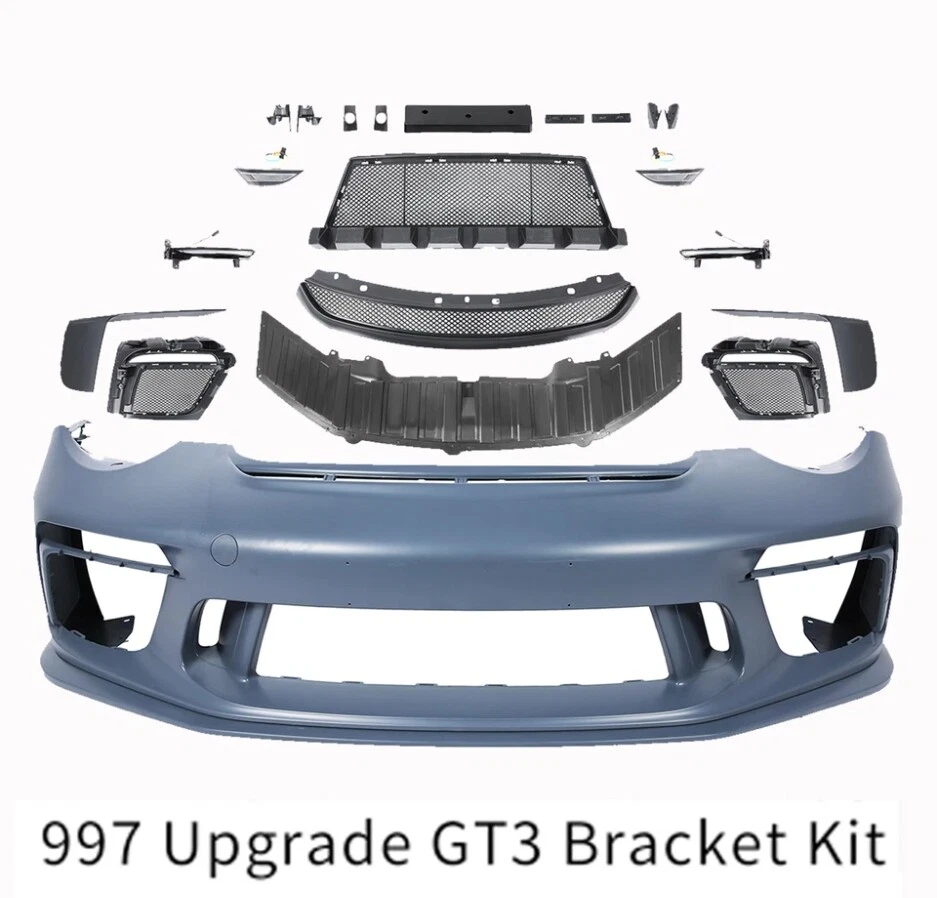 Parachoques delantero con kit de carrocería ligera para Porsche 2006 2007-12 GT3 RS 911 997.2 (Gen2) Foto 2 de 4