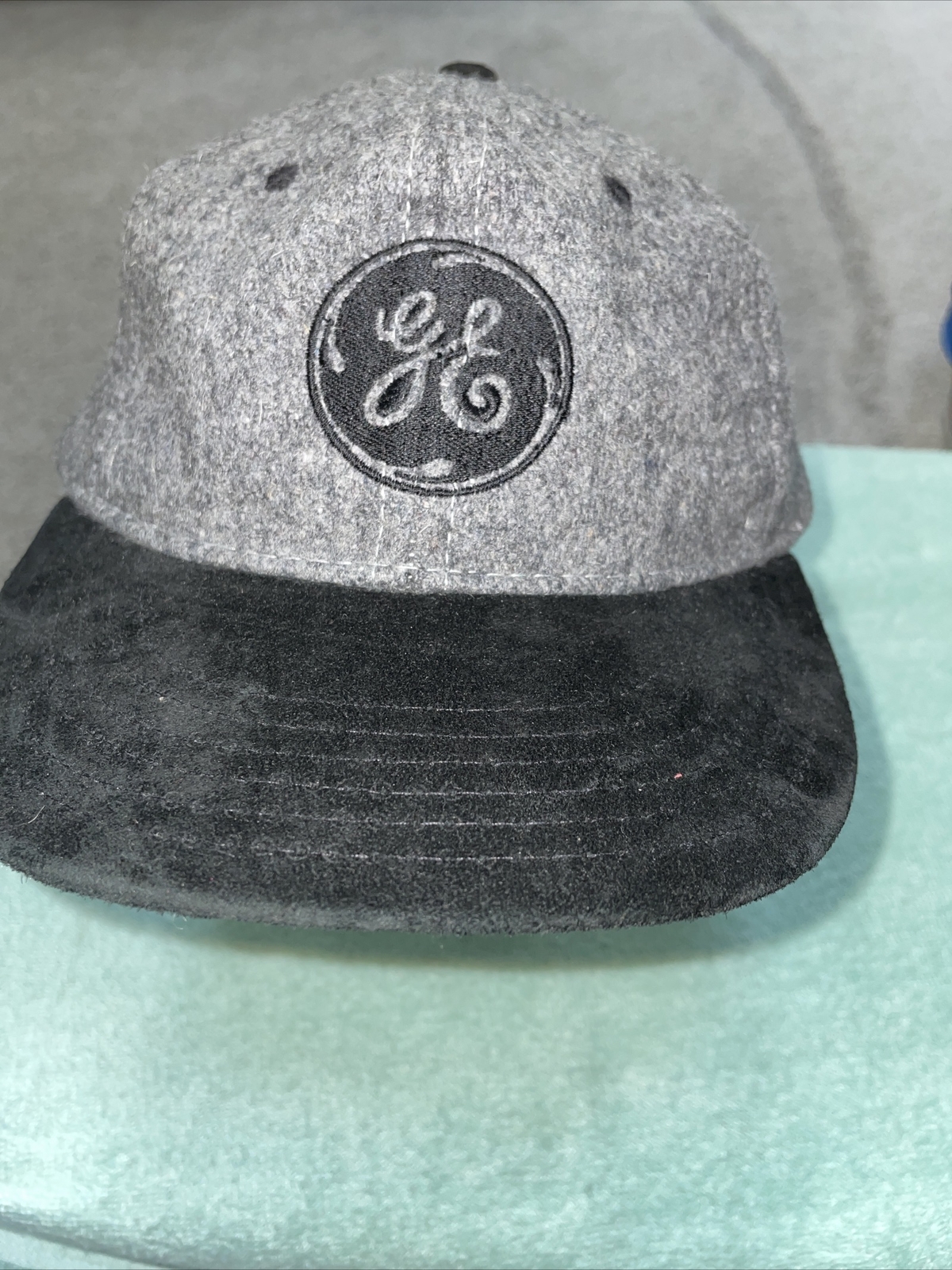 General Electric GE Patch Snapback Black And Gray… - image 6