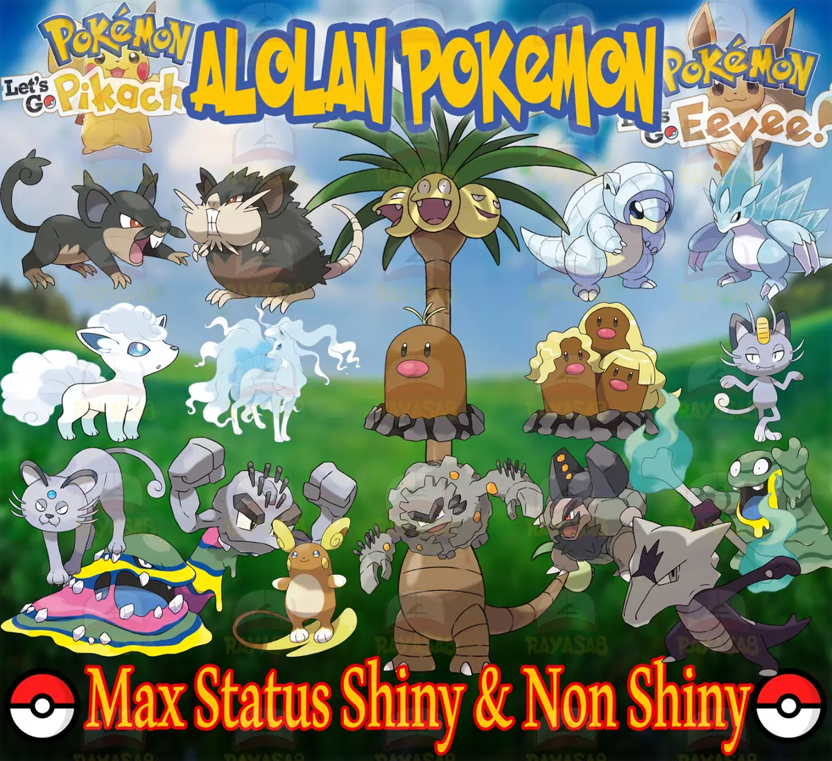 Play New forms Pokemon Alola for free without downloads