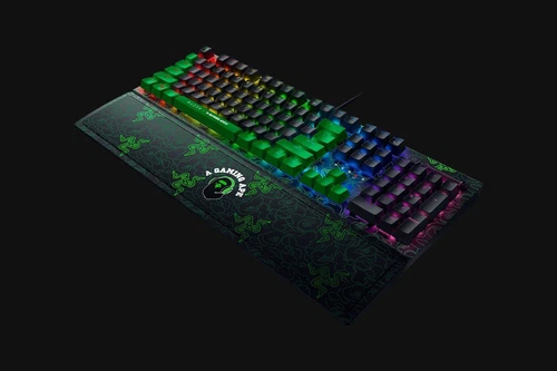 キーボード RAZER X BAPE NEON CAMO BLACKWIDOW V3 Razer x A Bathing Ape BlackWidow V3 Chroma Green Switch Mechanical