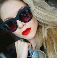 Vintage Style THICK Cat Eye Vampy Kitti LUX Pinup Fashion Women Sunglasses 6431