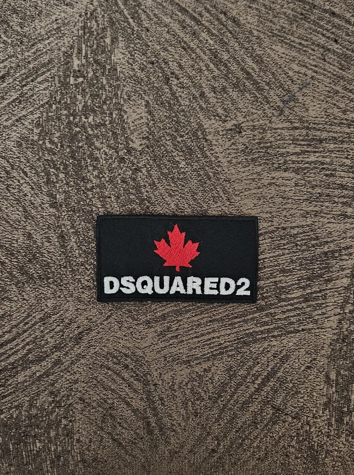 Patch Replica Dsquared 2 Ricamata Termoadesiva o da Cucire8,5×4,5cm