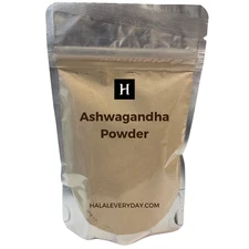 Ashwagandha Powder Indian Ginseng Raw Natural Organically Sourced Non-GMO Bulk