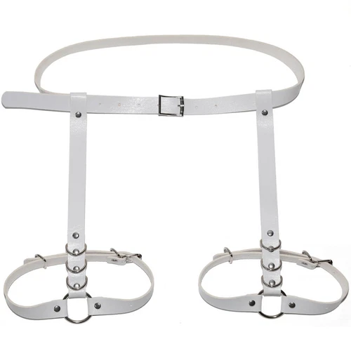 PU Leather Garter Belt Body Harness Strap Waist Leg Thigh Suspender - Picture 10 of 28