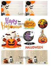 Junk Journal Supplies Halloween Clips Collage Sheet Scrapbook Kit Card Making