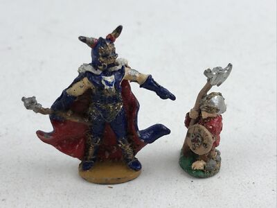 D&D Warhammer Wargame Warlord Warrior & Hobbit Dwarf Painted Metal Miniatures