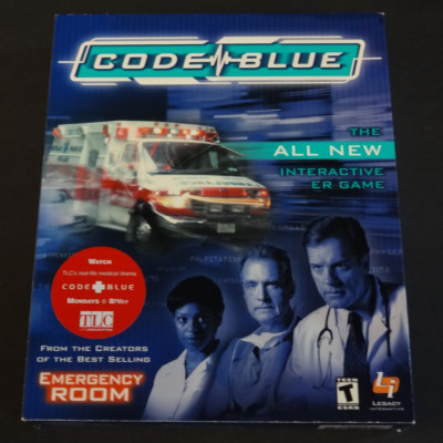 Emergency Room: CODE BLUE  (Windows/Mac, 2000) computer game NEW BOX SEALED