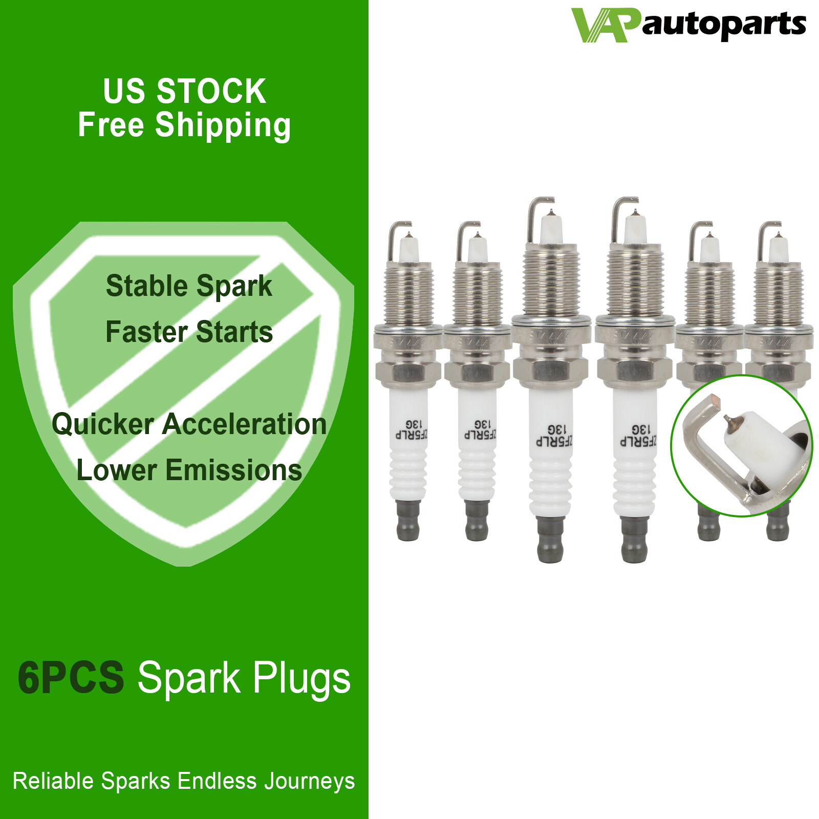 6x Iridium  Platinum Spark Plugs For Chrysler 300 300M Dodge Avenger Plymouth