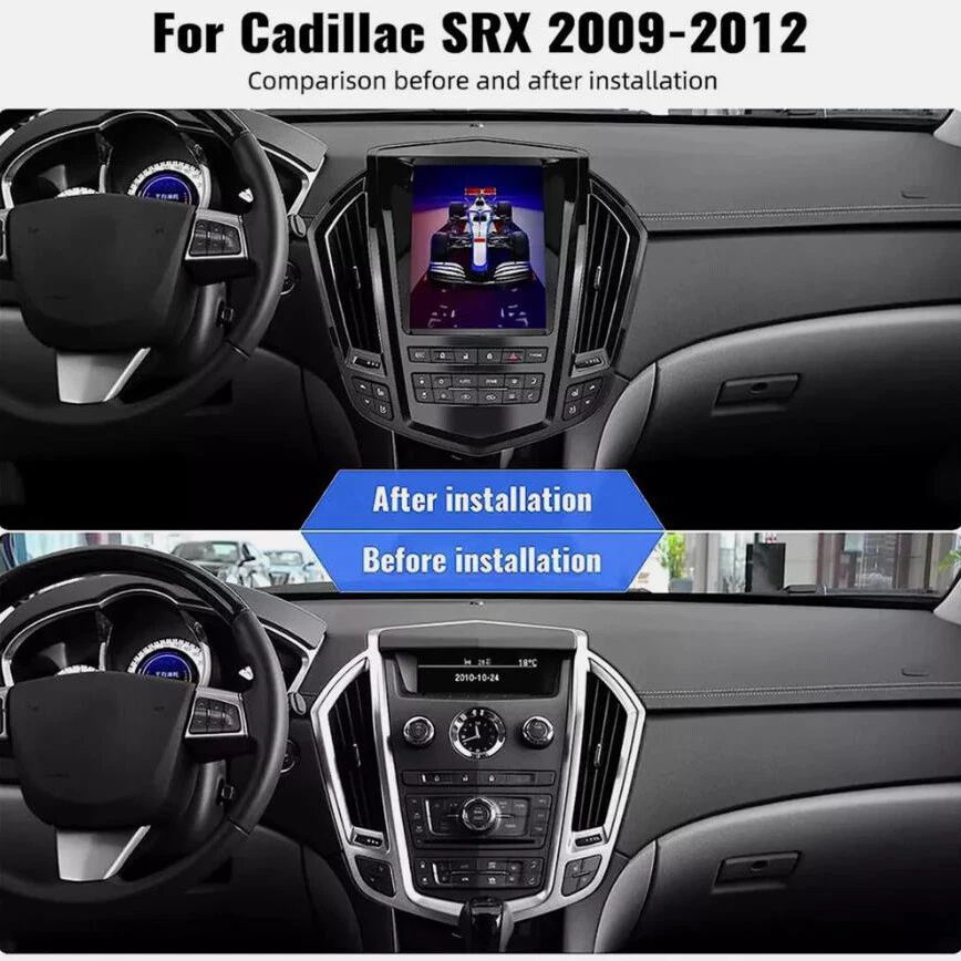 Nuevo 9.7" Coche Estéreo Radio Carplay GPS Android 13 Para Cadillac SRX 2009-2012 Foto 4 de 4