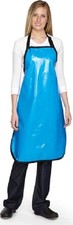 BLUE RUBBER APRON GROOMER BARBER STYLIST Grooming Hair Waterproof HEAVY DUTY
