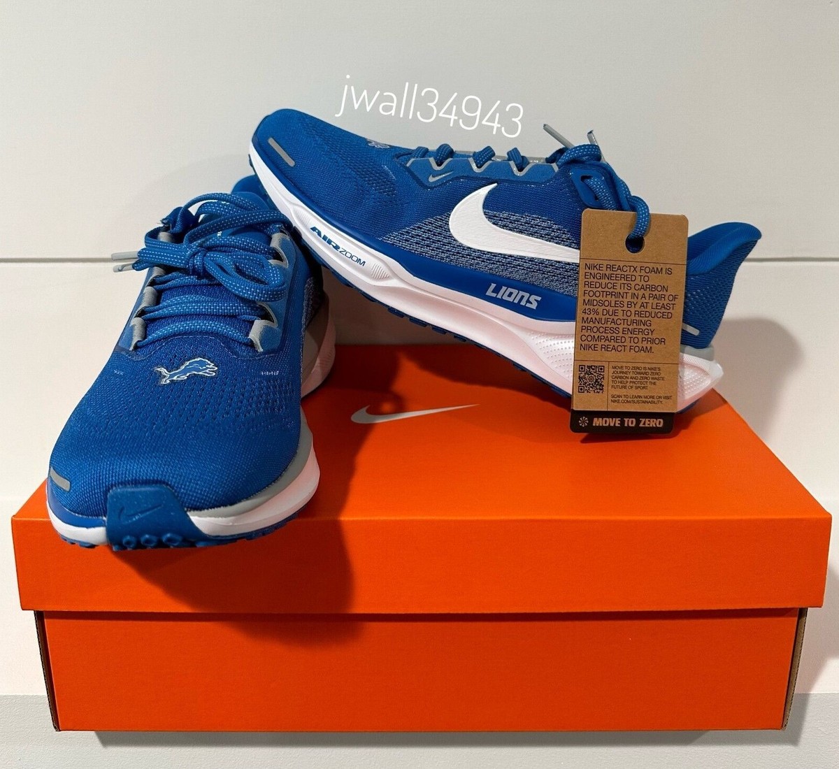Detroit Lions Nike Air Zoom Pegasus 41 NFL Running Shoe  display picture 1