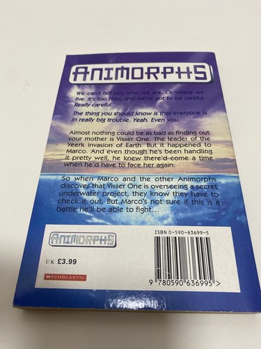 Animorphs The Escape #15 Book K. A. Applegate Scholastic Paperback USA 1998 - Foto 2 di 4