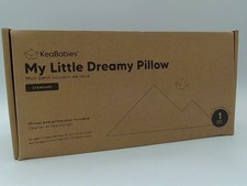 KeaBabies Toddler Pillow 13x18 - Organic Cotton Kids Travel Off To Space