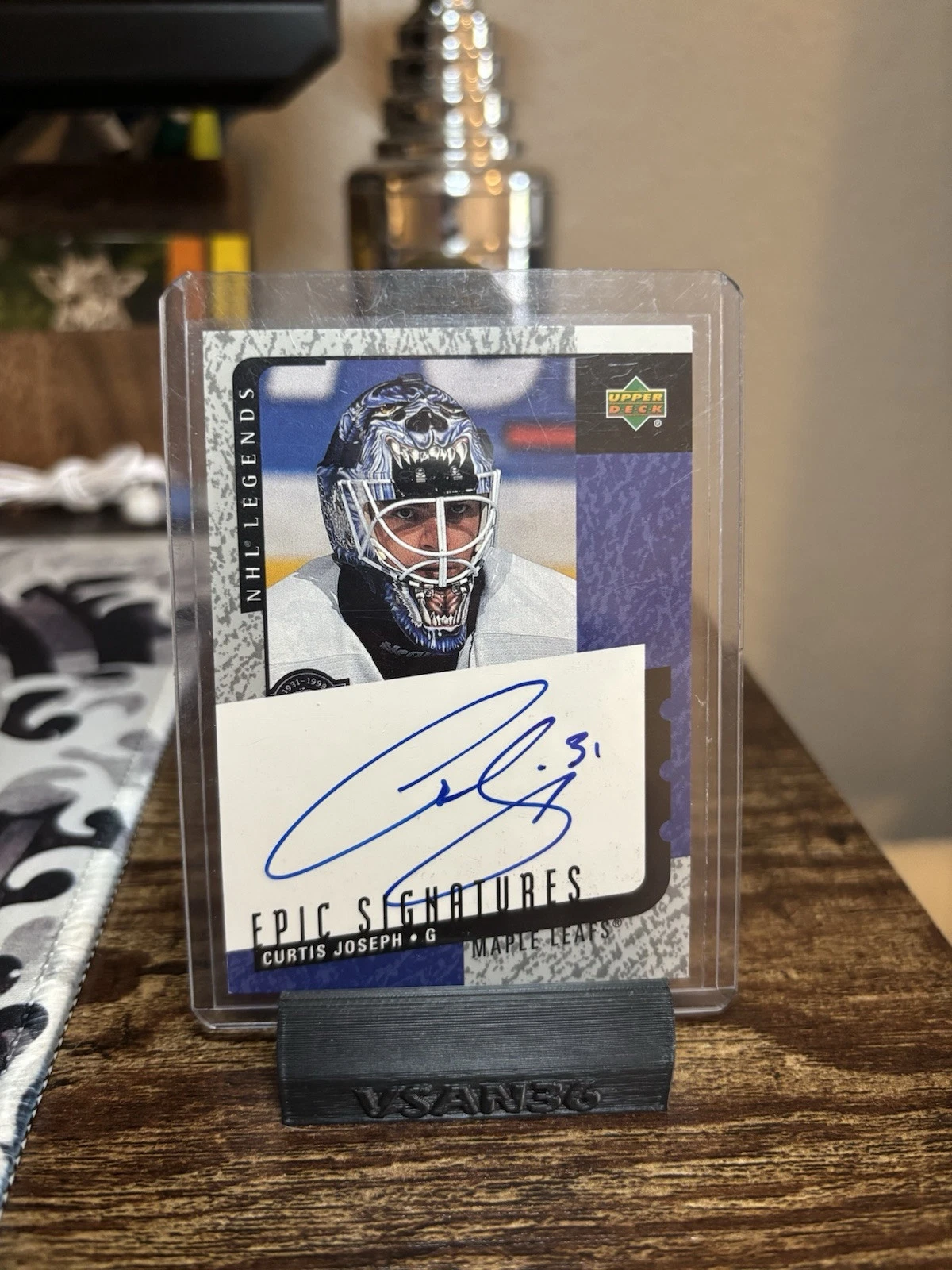 Curtis Joseph trading card