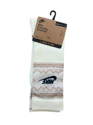 Nike Everyday Essential Dri-Fit Move To Zero Cream CREW Socks XL