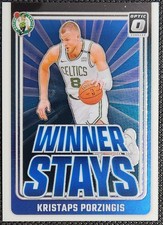 Kristaps Porzingis Donruss Optic 24-25 #9 Winner Stays Boston Celtics