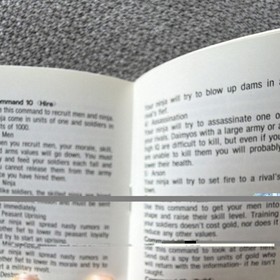 KOEI Nobunaga's Ambition Original Instruction Manual English Nintendo NES