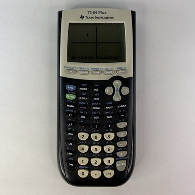 Texas Instruments TI-84 Plus Graphing Calculator NO COVER Tested & Working