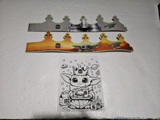 2026 Burger King Star Wars The Mandalorian and Grogu Crowns And Coloring Sheet