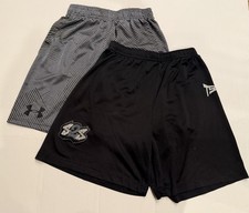 Under Armour & TRI State Youth Boys Basketball Shorts -pls look at measurements